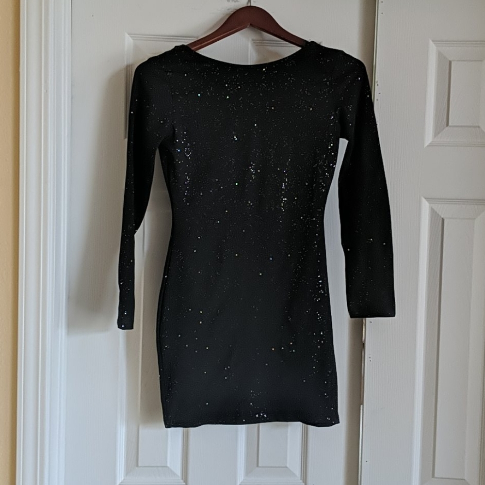 Sexy Black mini dress
